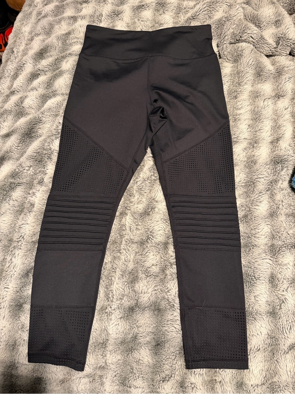 ZYIA Black Athletic Leggings with Branded Waistband